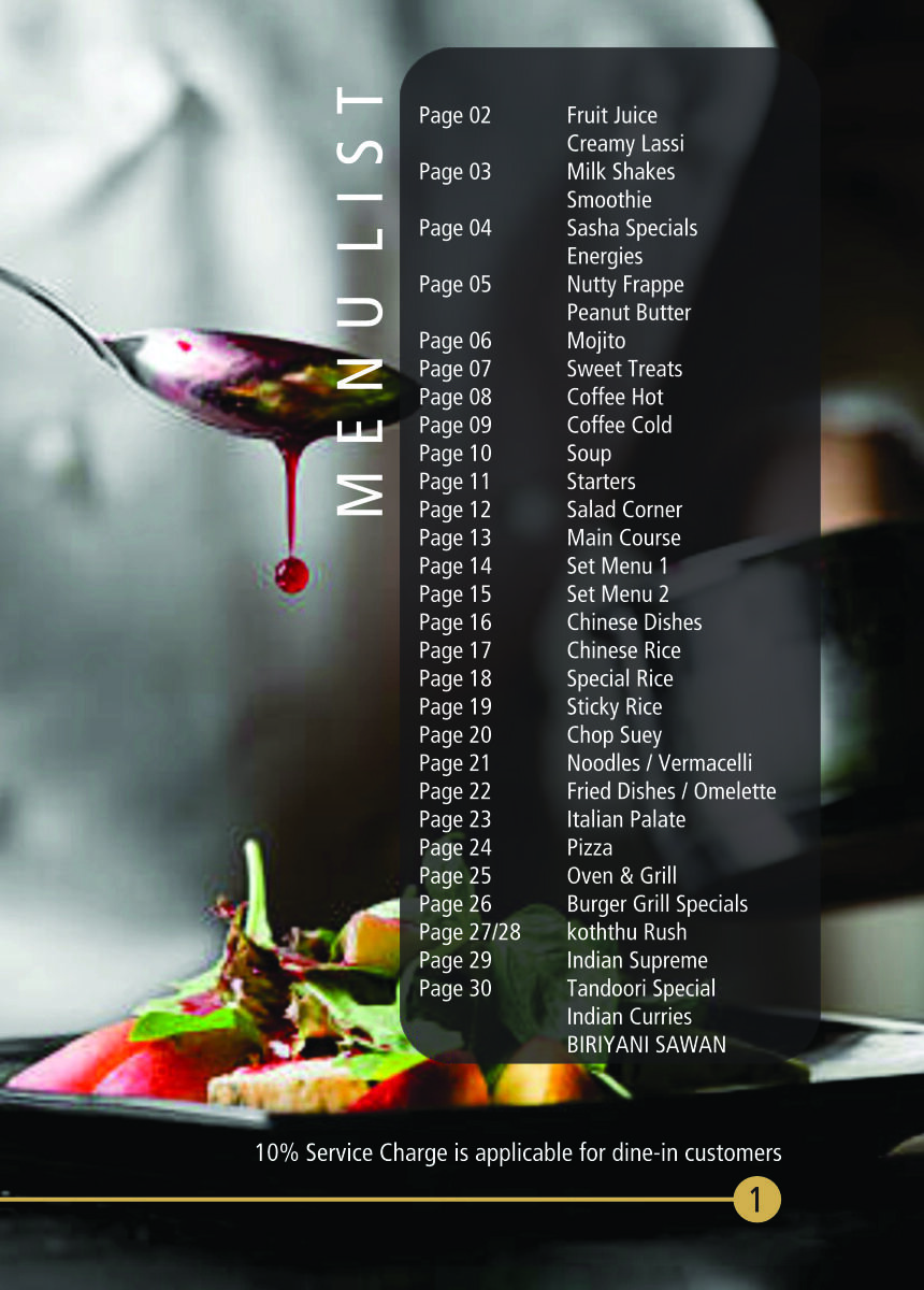 Menu Page 2
